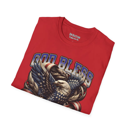 God Bless the USA Eagle T-Shirt - for Patriotism