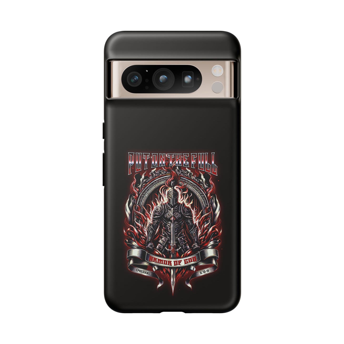 Armor of God Phone Case – Christian Warrior Design | Worship Wear Collection