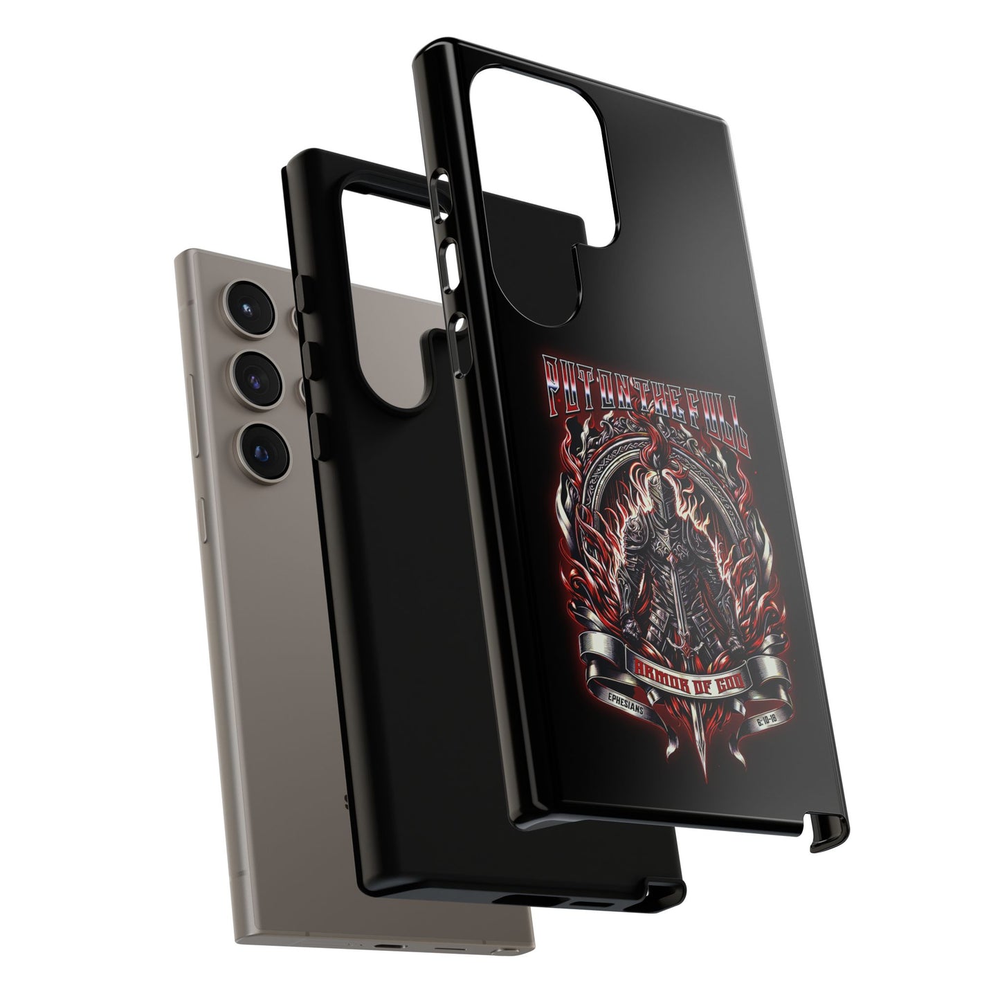 Armor of God Phone Case – Christian Warrior Design | Worship Wear Collection