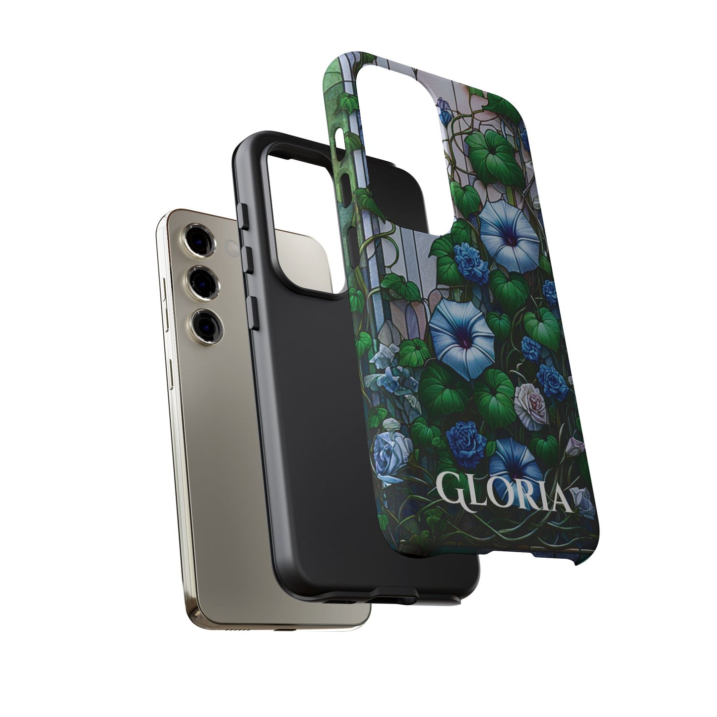 Cathedral Morning Glories - Personalized Phone Case