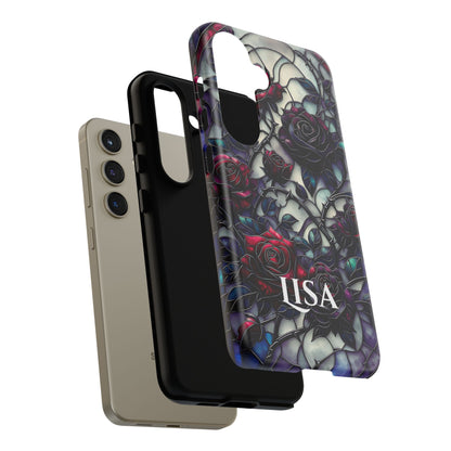 Cathedral Night Roses - Personalized Phone Case