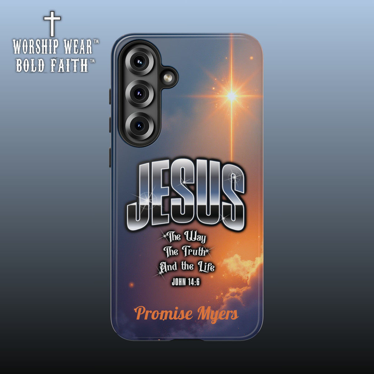 Jesus — The Way, The Truth & The Life — Personalized Phone Case