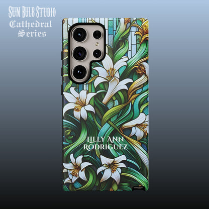 Cathedral Lilies - Personalized Phone Case