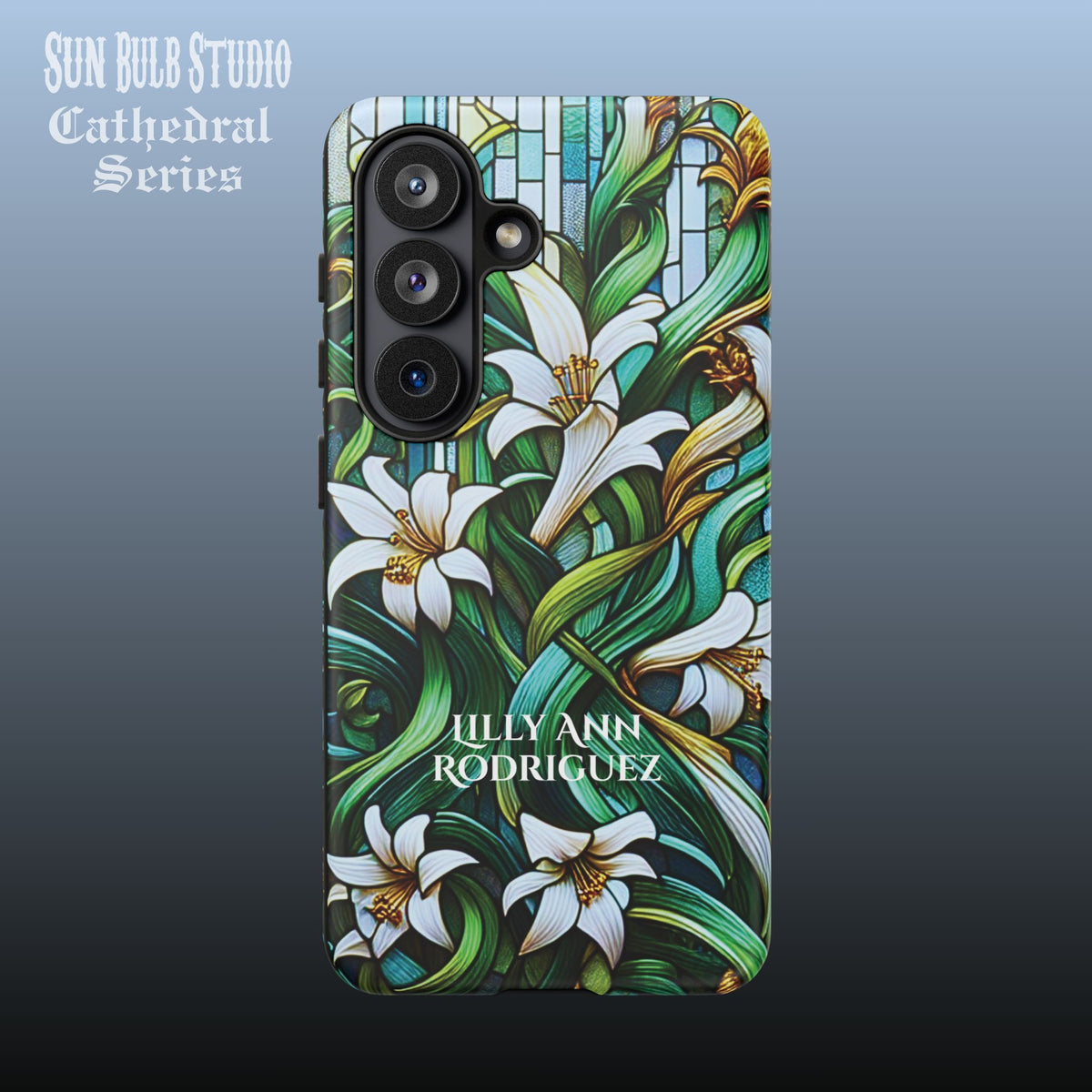 Cathedral Lilies - Personalized Phone Case