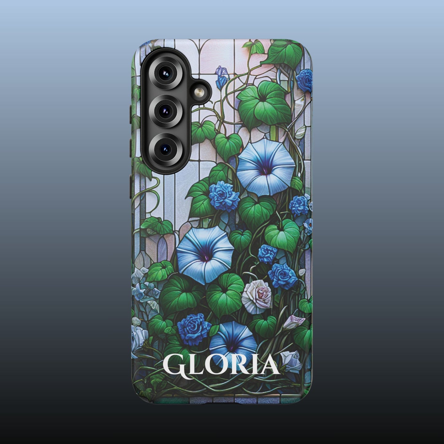 Cathedral Morning Glories - Personalized Phone Case