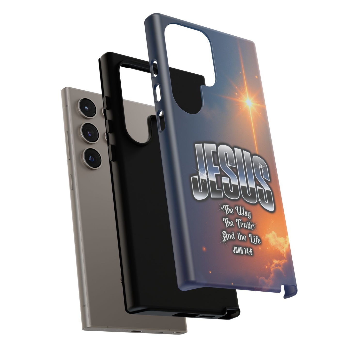 JESUS — The Way, The Truth, The Life — Radiant Sunrise Edition Phone Case