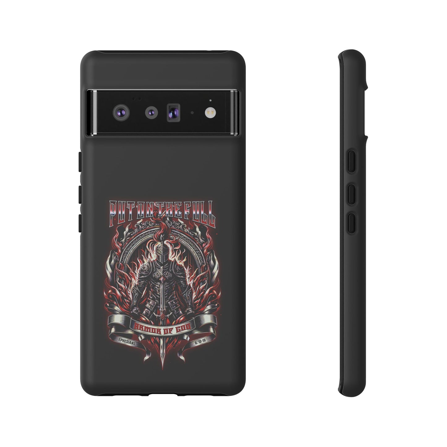 Armor of God Phone Case – Christian Warrior Design | Worship Wear Collection