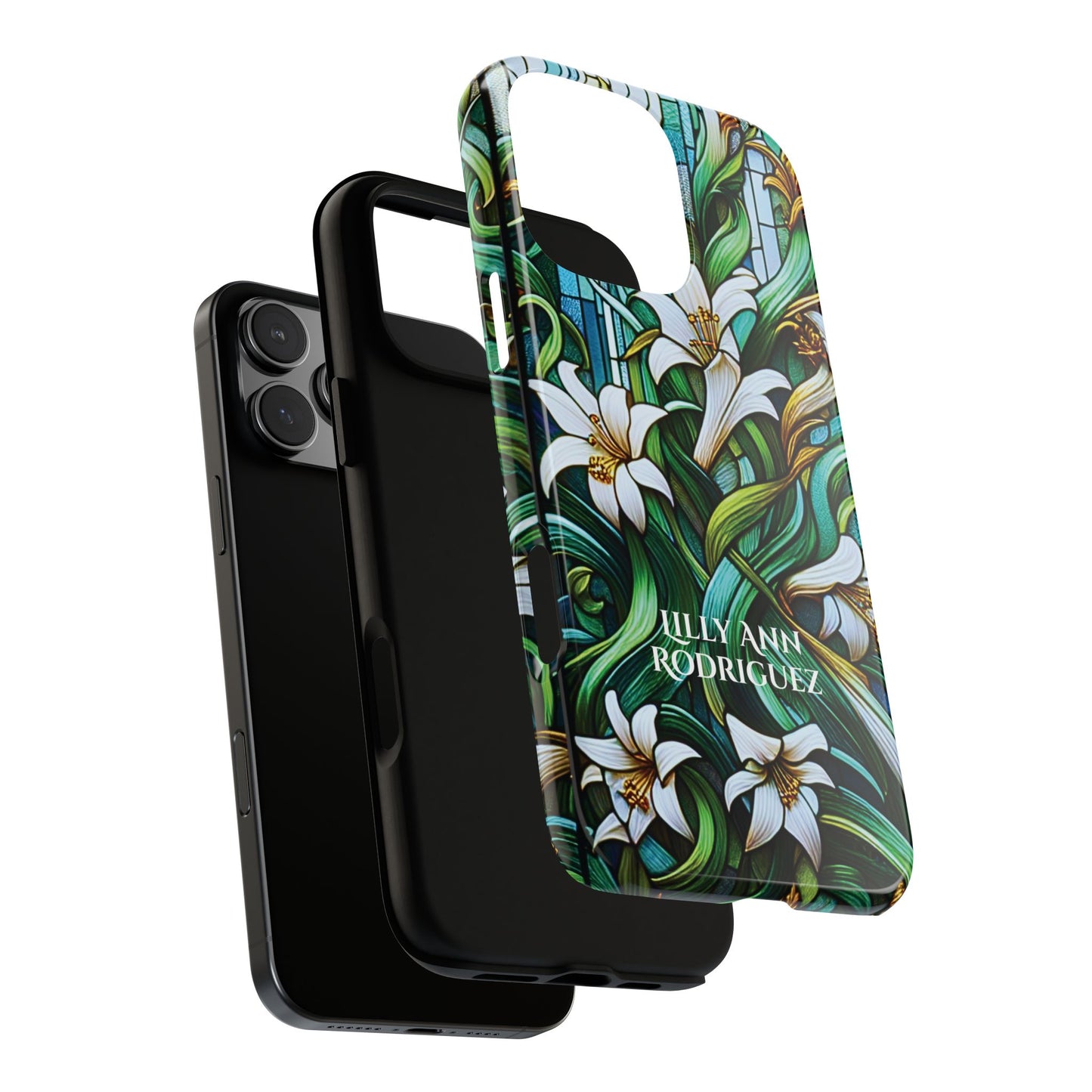 Cathedral Lilies - Personalized Phone Case