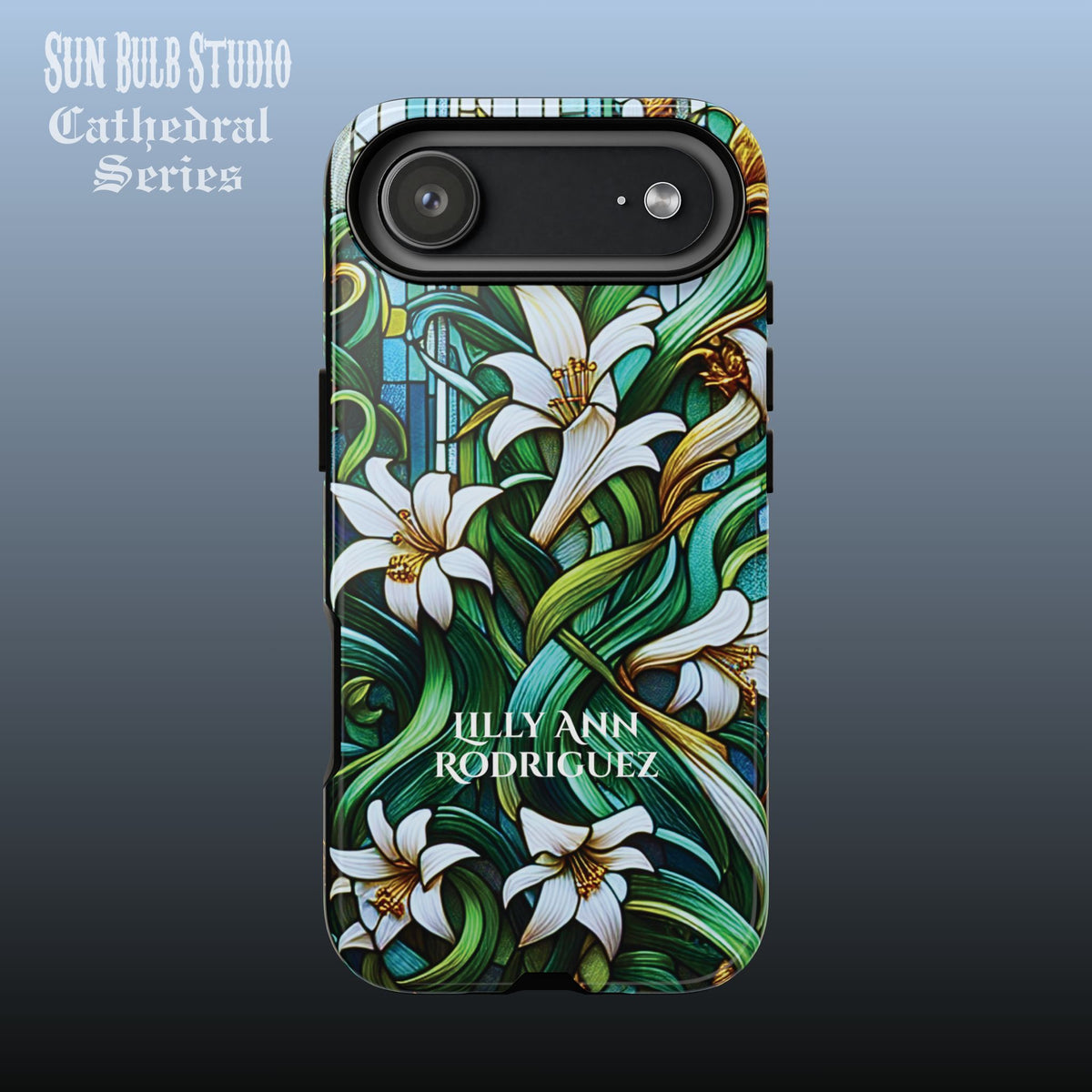 Cathedral Lilies - Personalized Phone Case