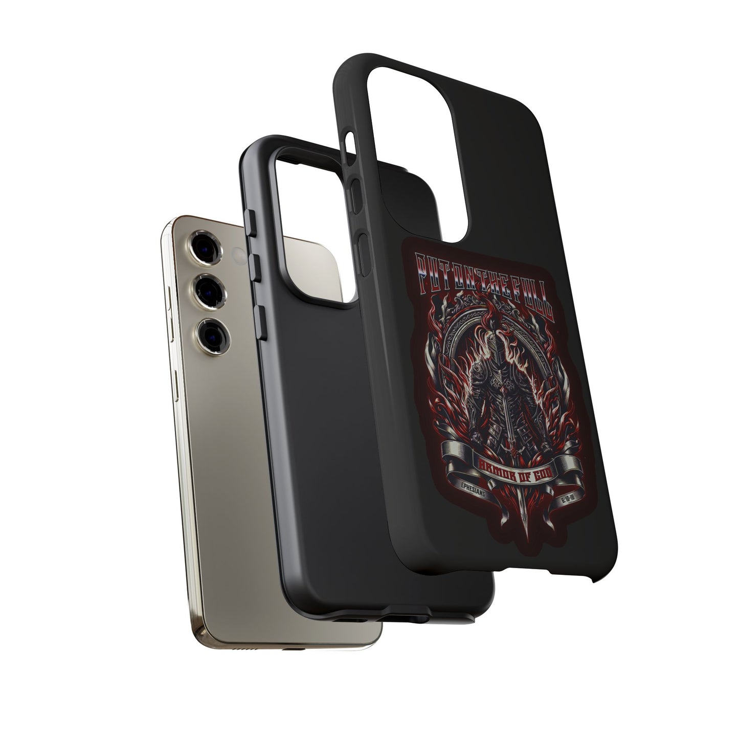 Armor of God Phone Case – Christian Warrior Design | Worship Wear Collection