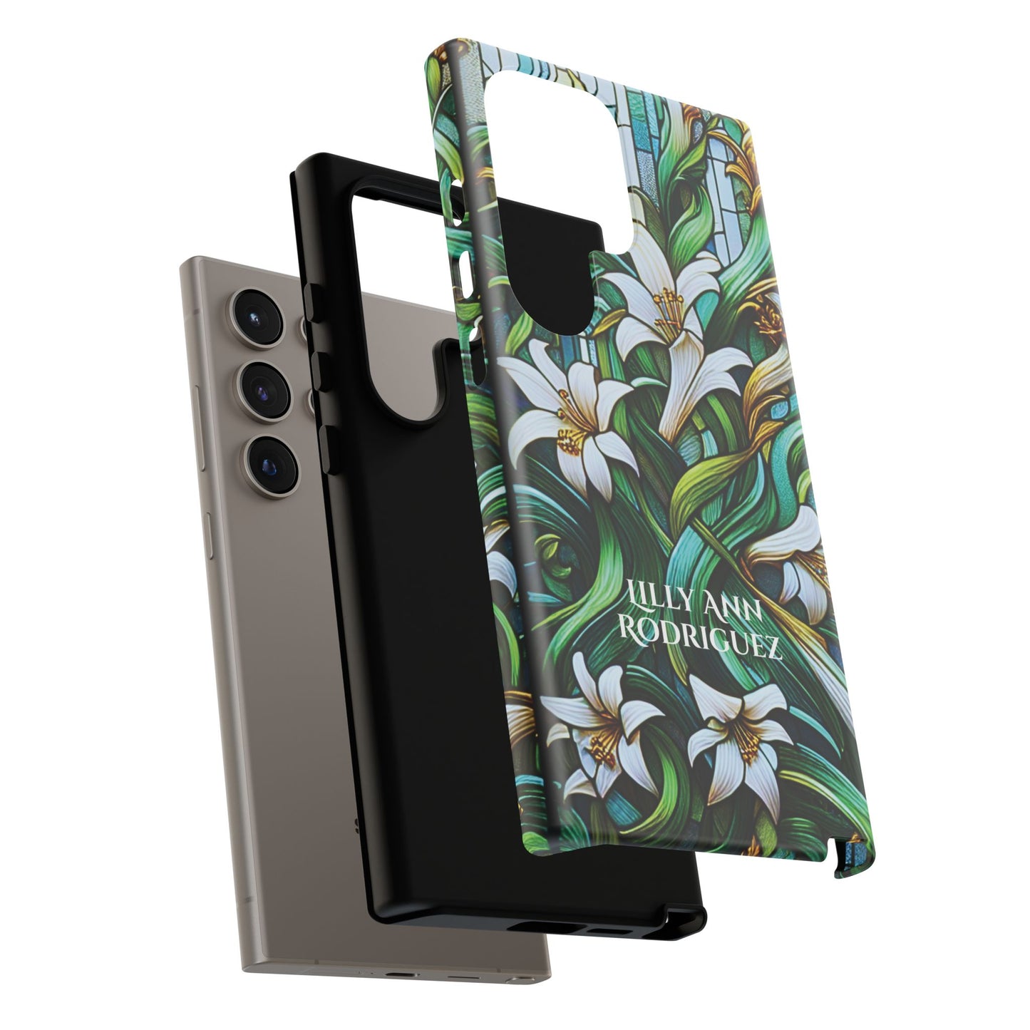 Cathedral Lilies - Personalized Phone Case
