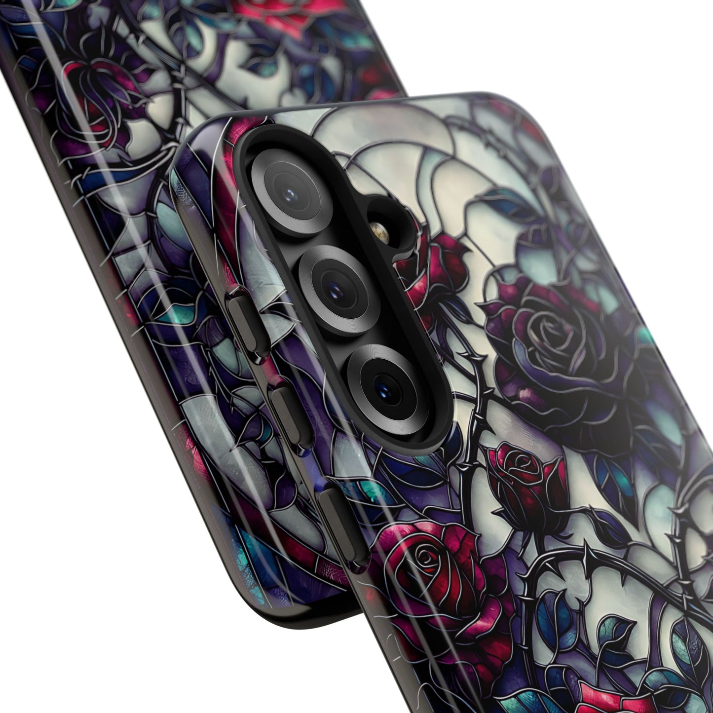 Cathedral Night Roses - Personalized Phone Case