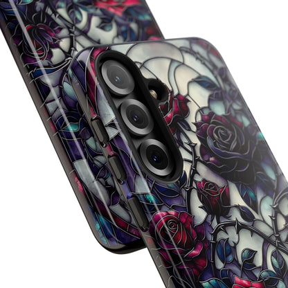 Cathedral Night Roses - Personalized Phone Case