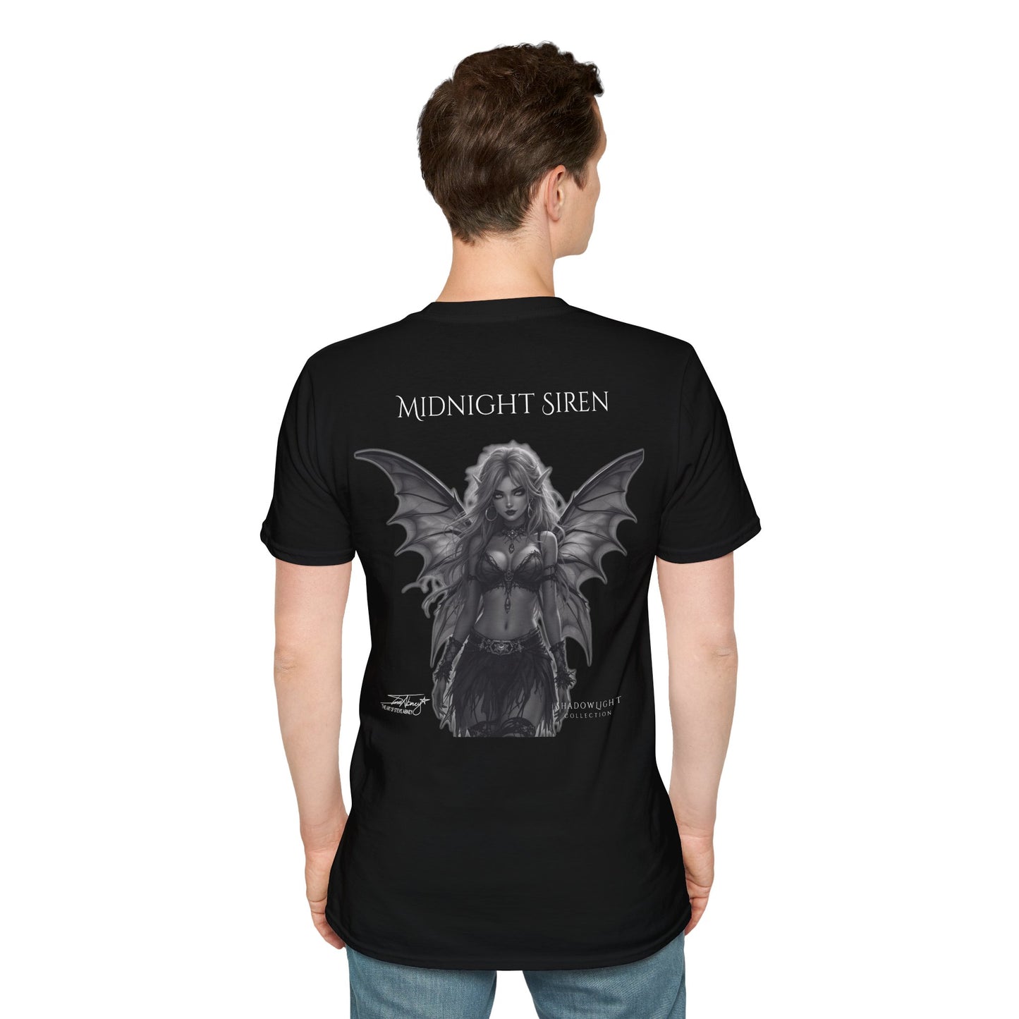 Midnight Siren Black and White Tee