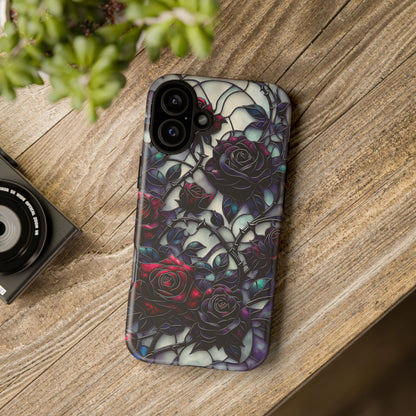 Cathedral Night Roses – Phone Case