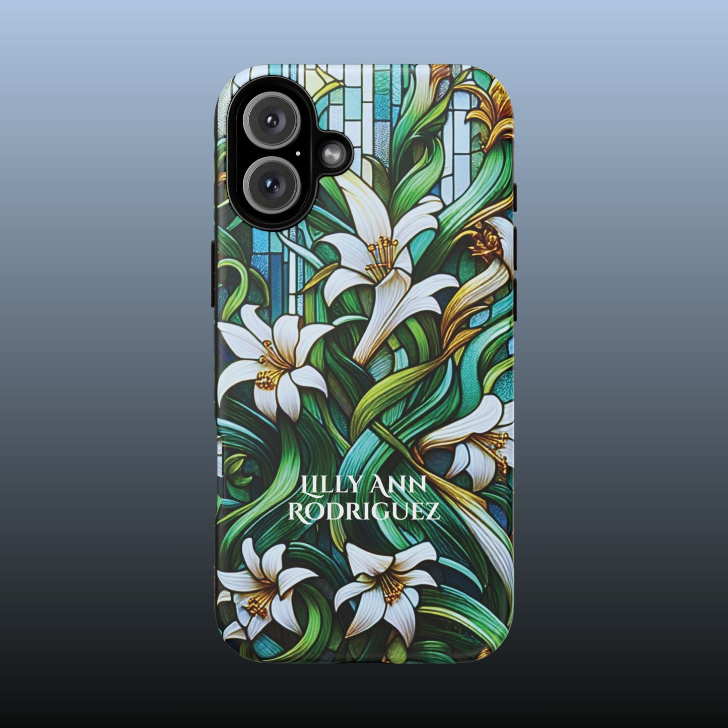 Cathedral Lilies - Personalized Phone Case