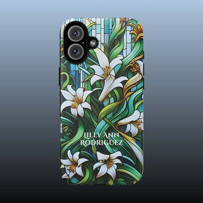 Cathedral Lilies - Personalized Phone Case