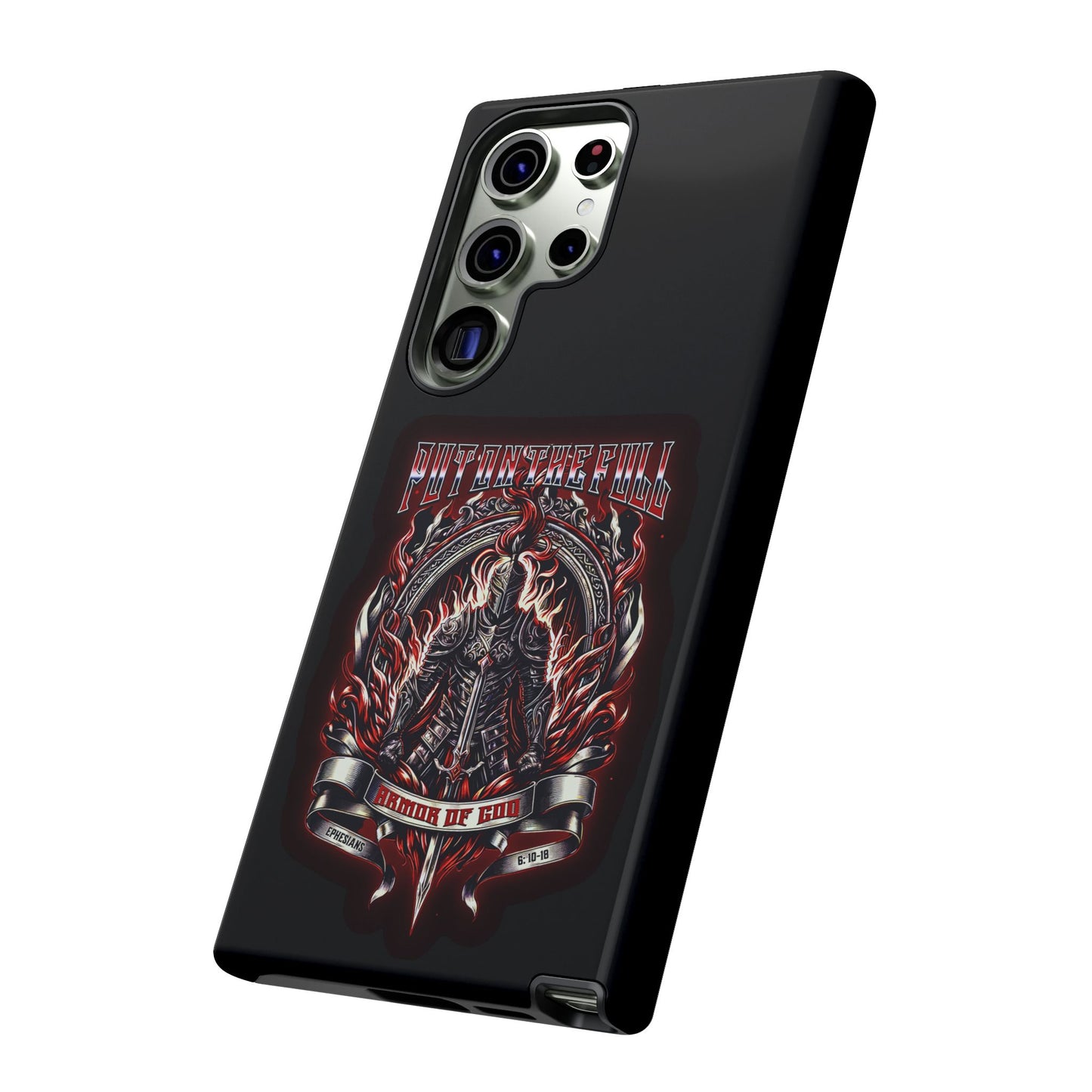 Armor of God Phone Case – Christian Warrior Design | Worship Wear Collection
