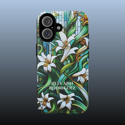 Cathedral Lilies - Personalized Phone Case