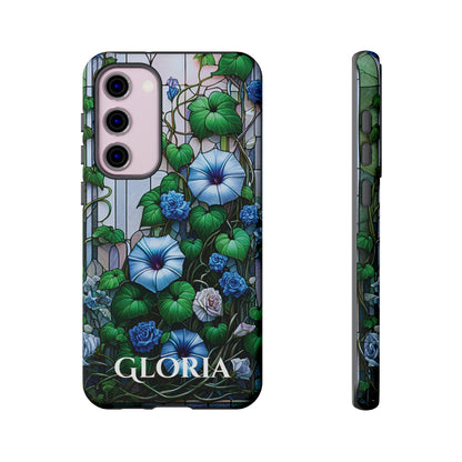 Cathedral Morning Glories - Personalized Phone Case