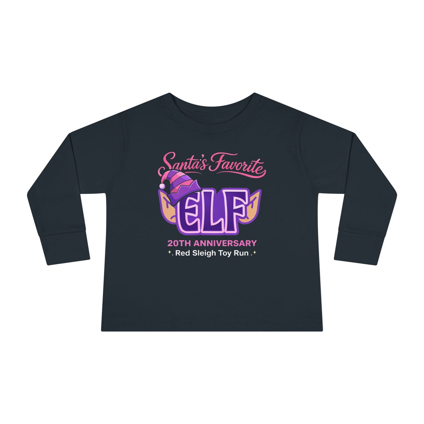 Santa’s Favorite ELF – Purple (TODDLER Long Sleeve)