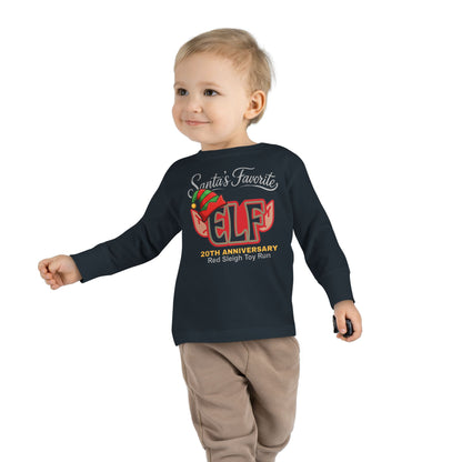Santa’s Favorite ELF – Red (TODDLER Long Sleeve)