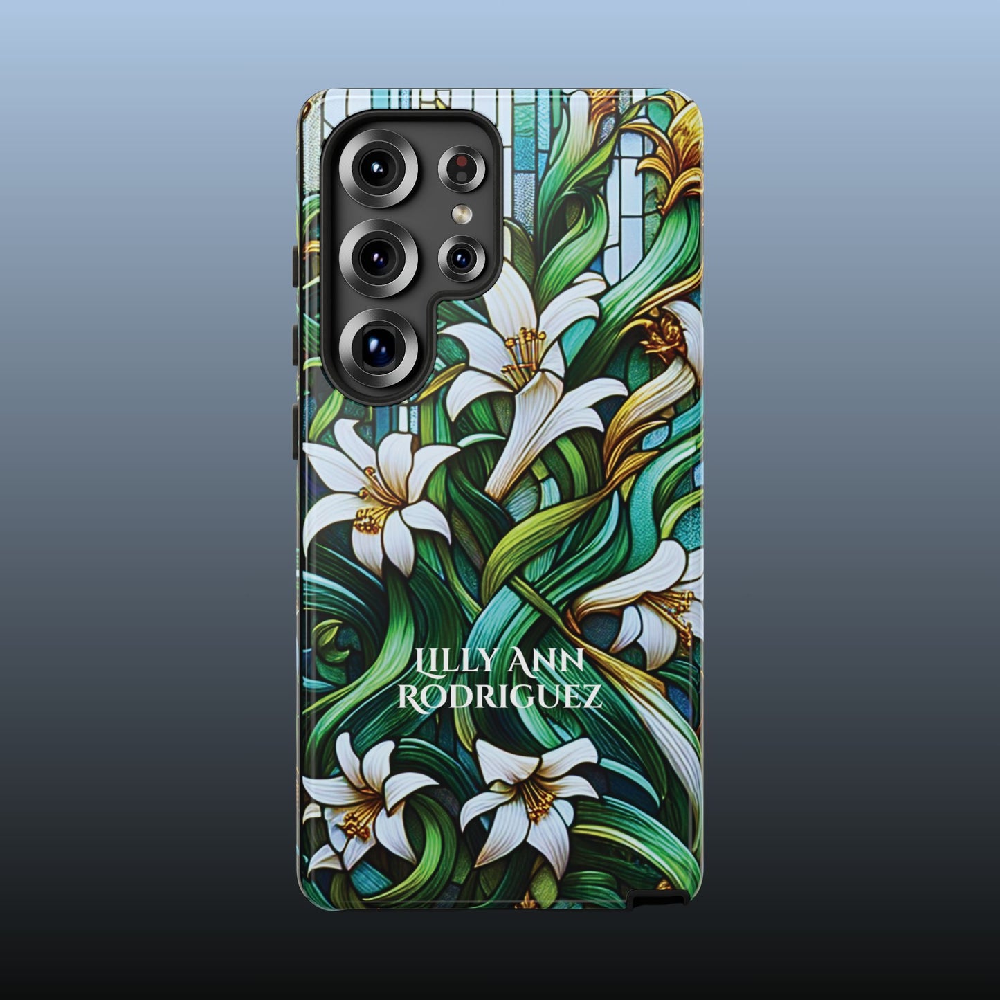 Cathedral Lilies - Personalized Phone Case