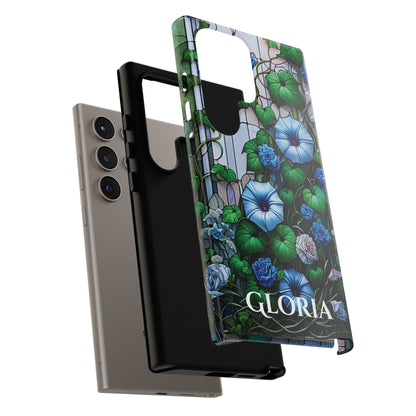Cathedral Morning Glories - Personalized Phone Case