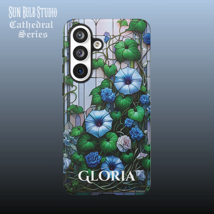 Cathedral Morning Glories - Personalized Phone Case