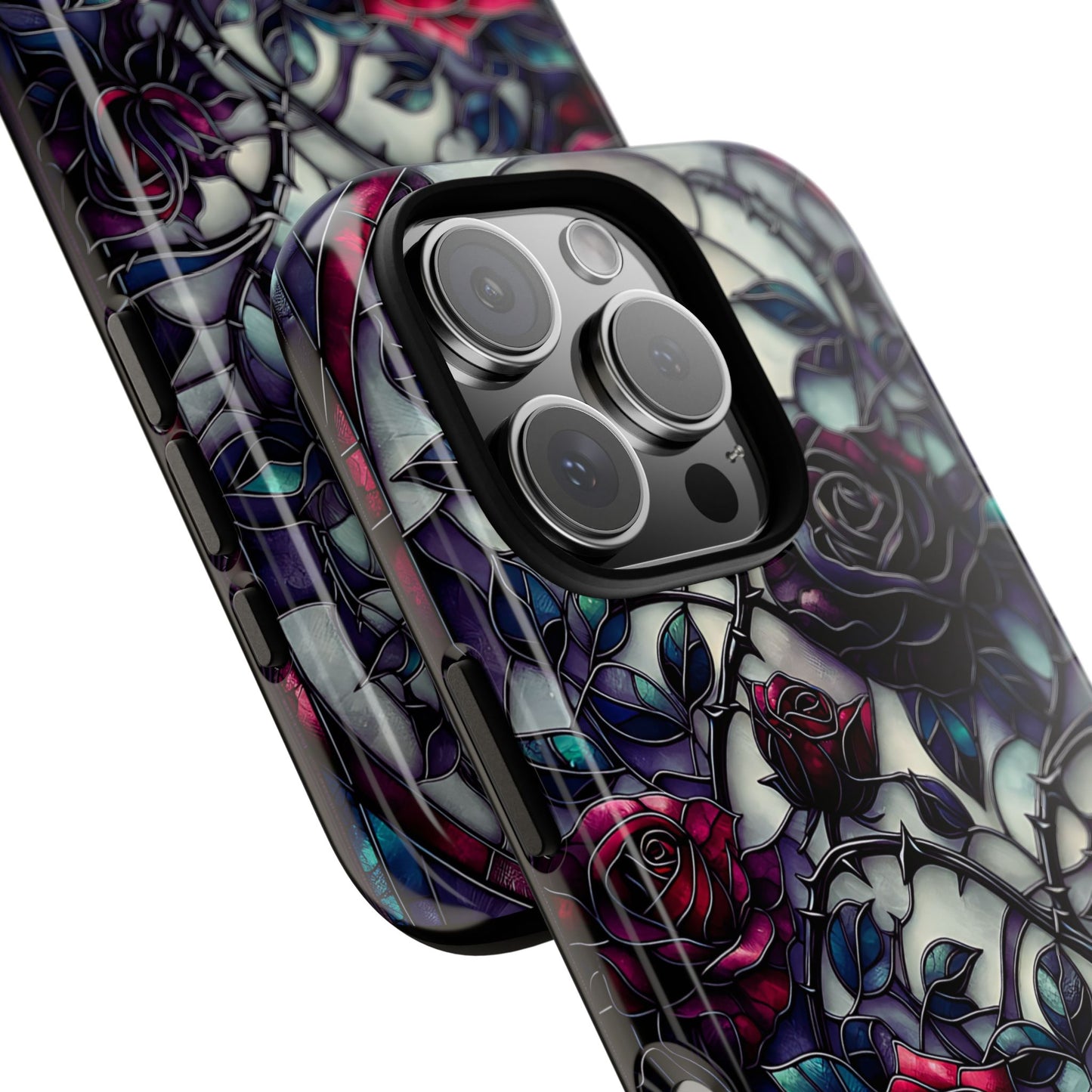 Cathedral Night Roses - Personalized Phone Case