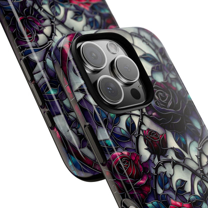 Cathedral Night Roses - Personalized Phone Case