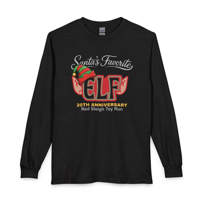 Santa’s Favorite ELF – Red (ADULT Long Sleeve)
