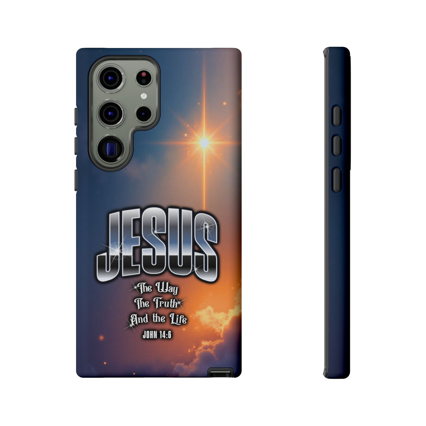 JESUS — The Way, The Truth, The Life — Radiant Sunrise Edition Phone Case