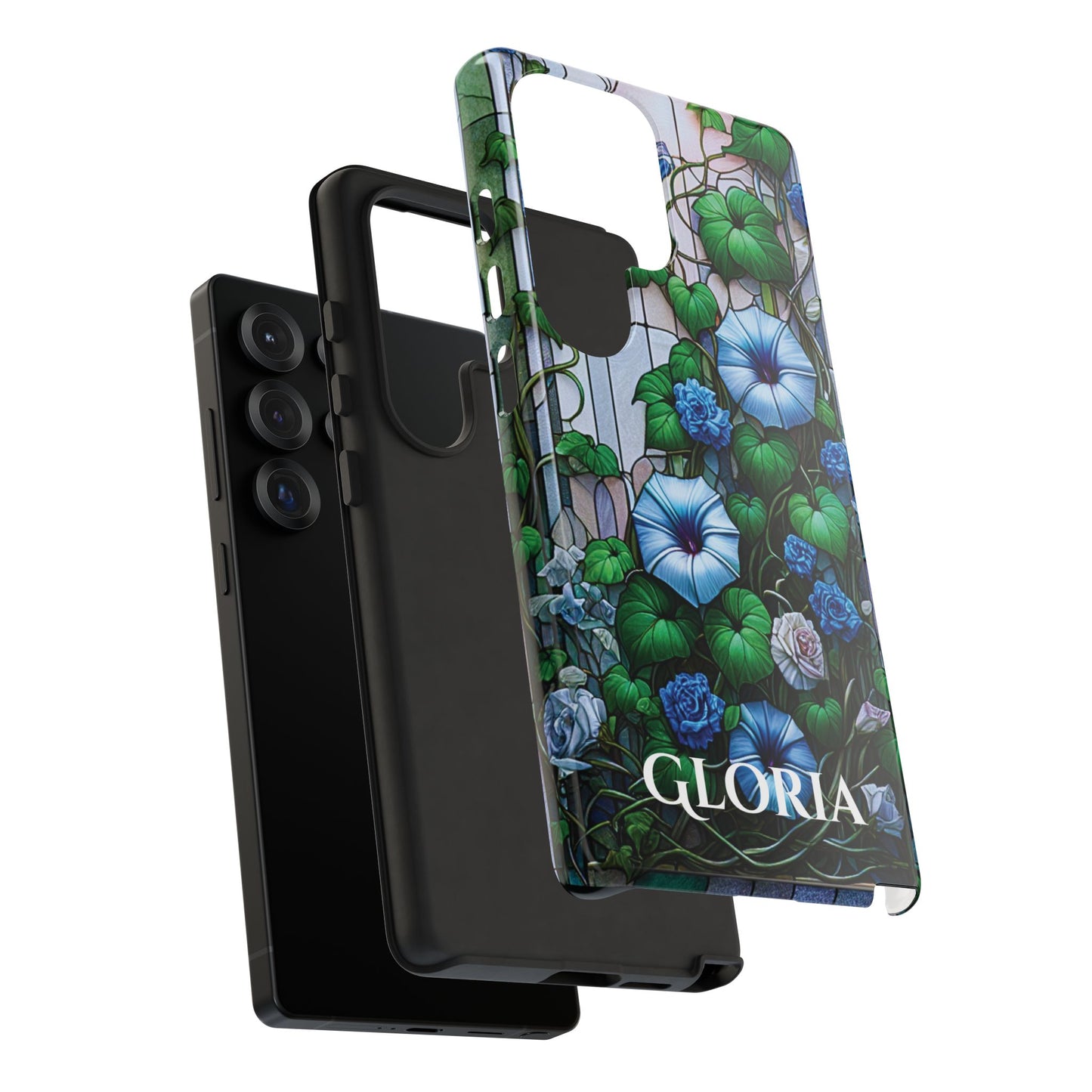 Cathedral Morning Glories - Personalized Phone Case