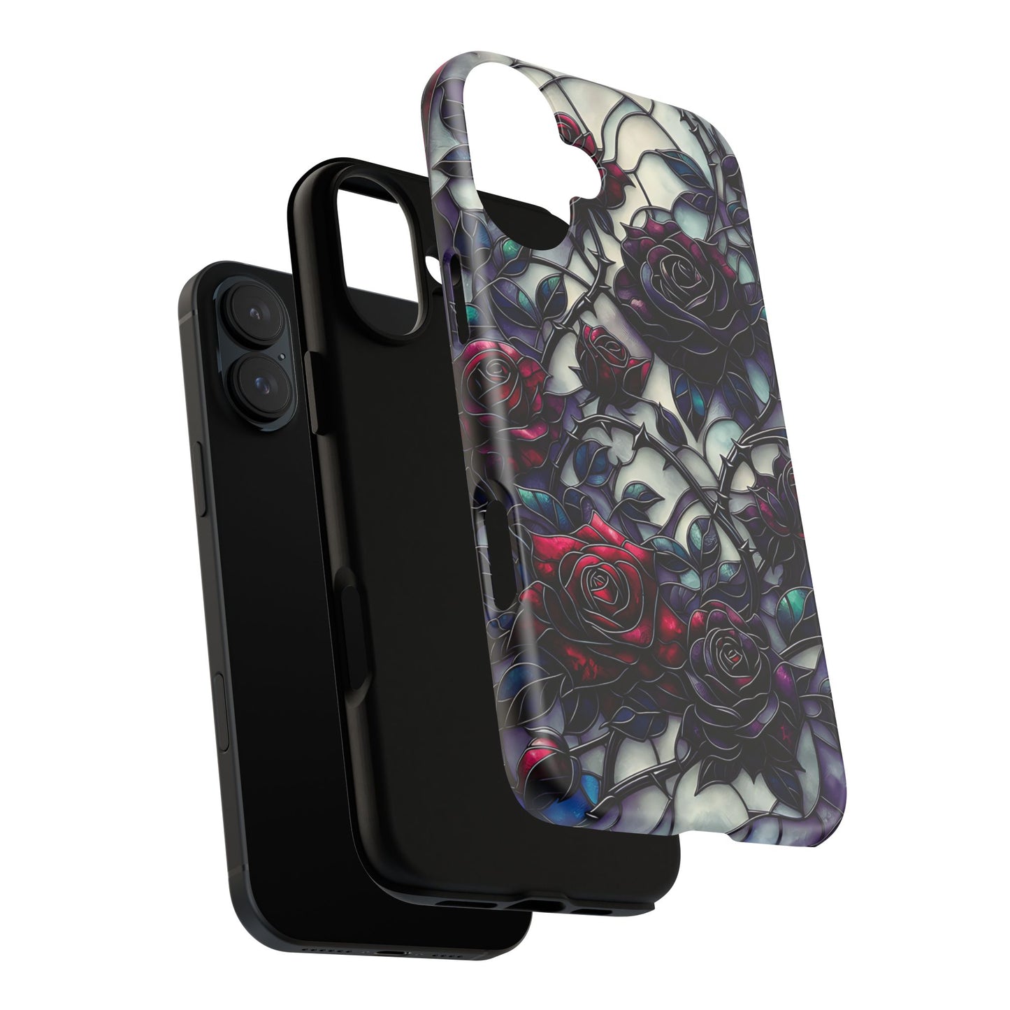 Cathedral Night Roses – Phone Case
