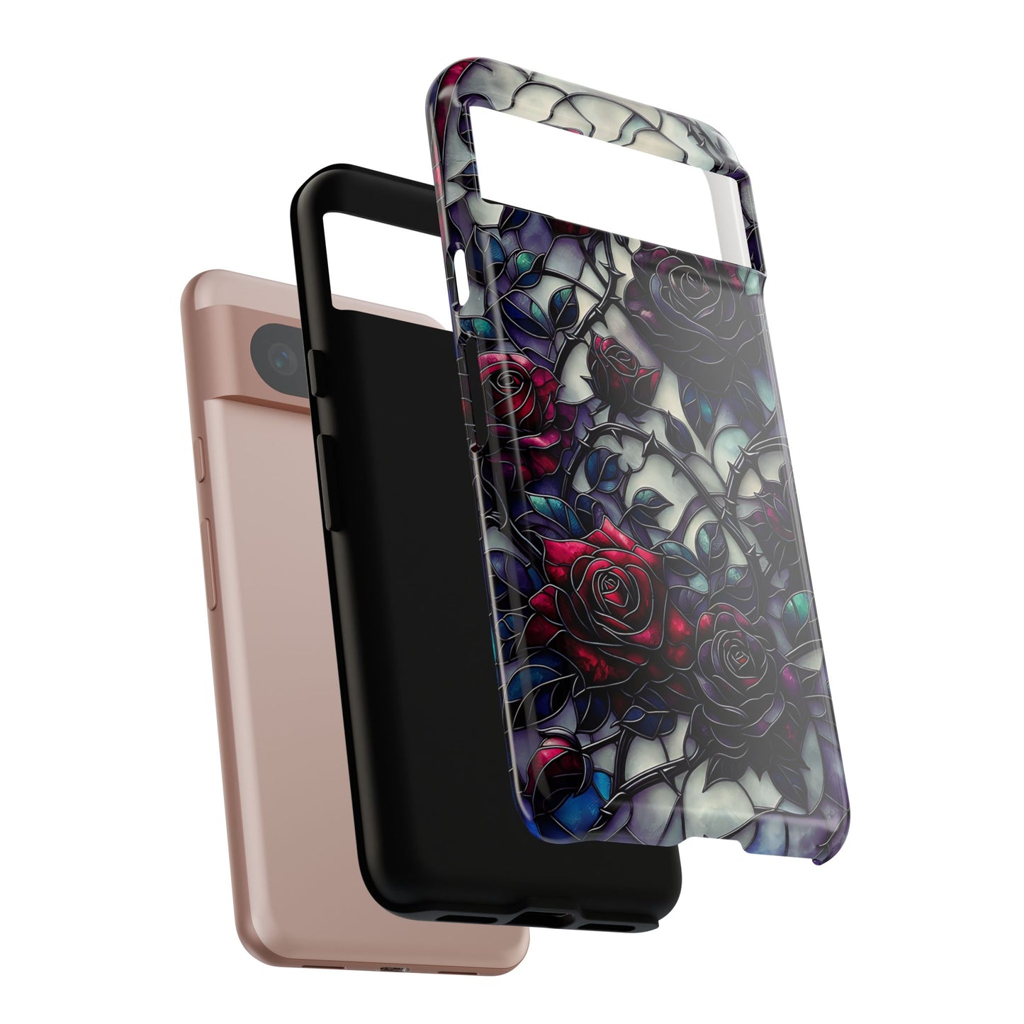Cathedral Night Roses – Phone Case