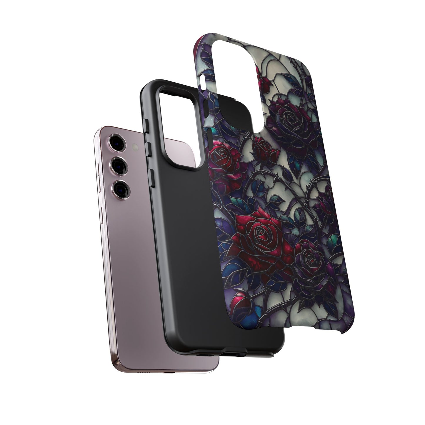 Cathedral Night Roses – Phone Case
