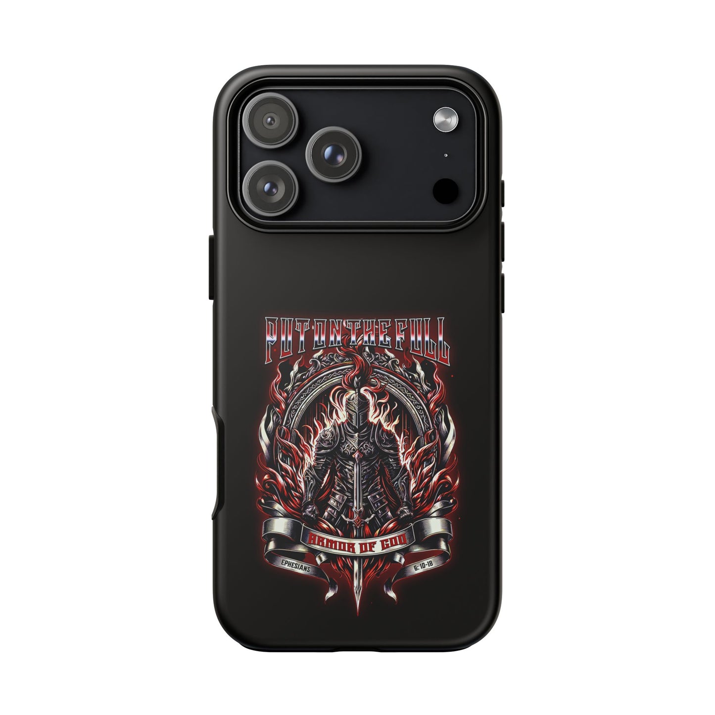 Armor of God Phone Case – Christian Warrior Design | Worship Wear Collection