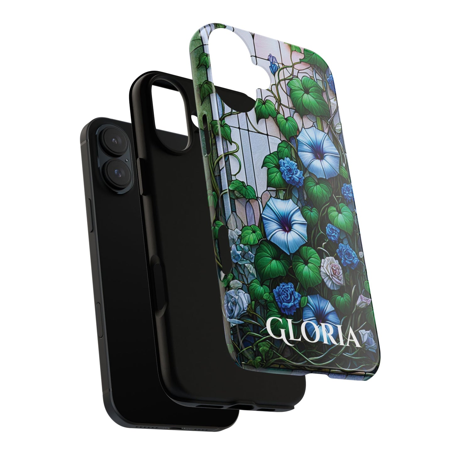 Cathedral Morning Glories - Personalized Phone Case