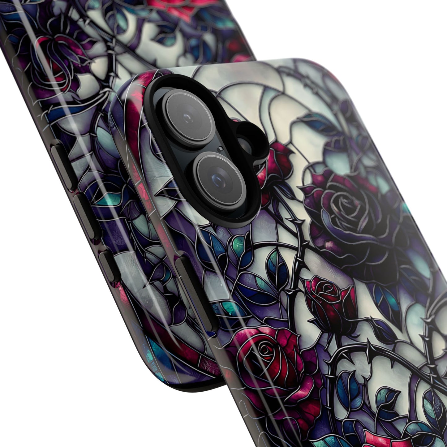 Cathedral Night Roses - Personalized Phone Case