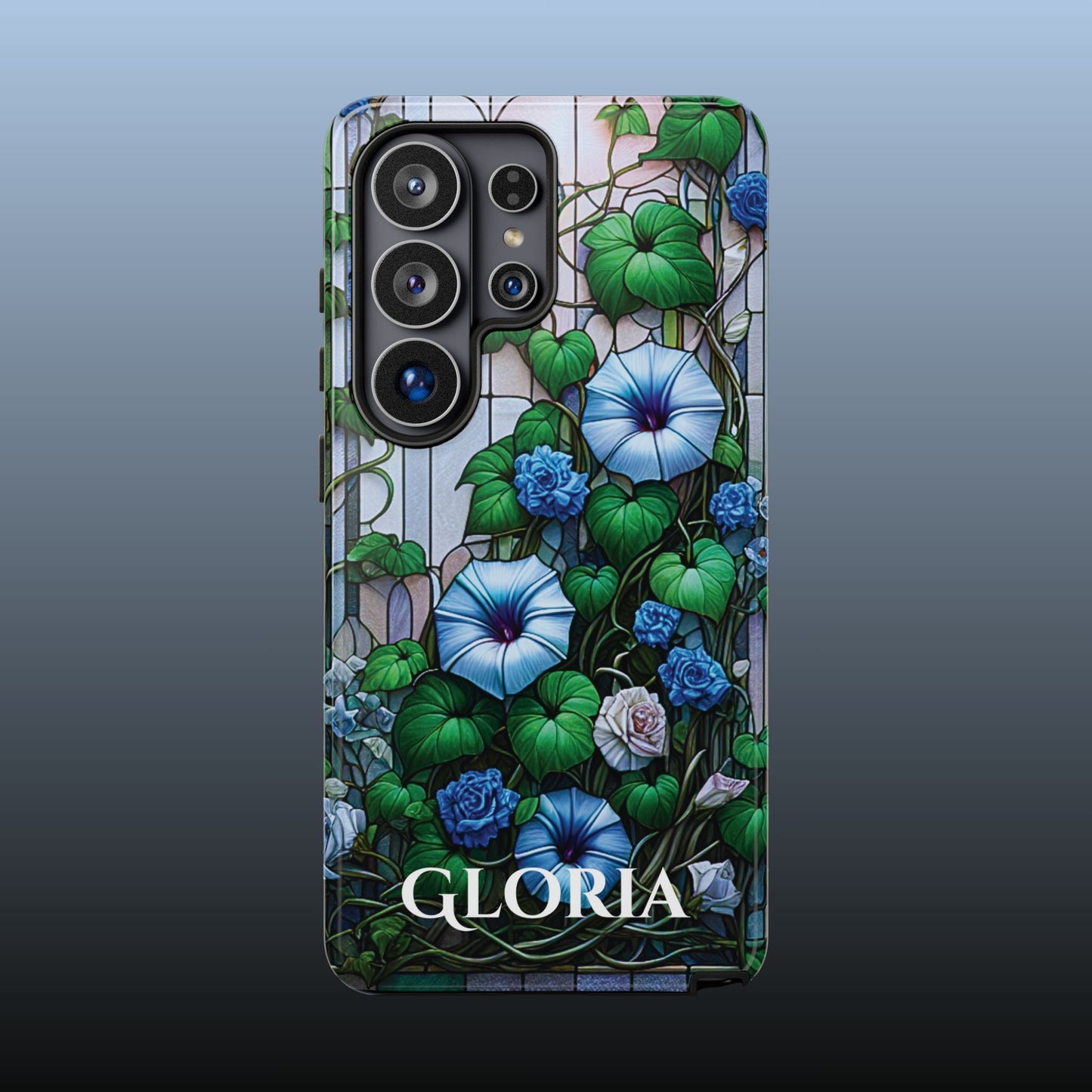 Cathedral Morning Glories - Personalized Phone Case