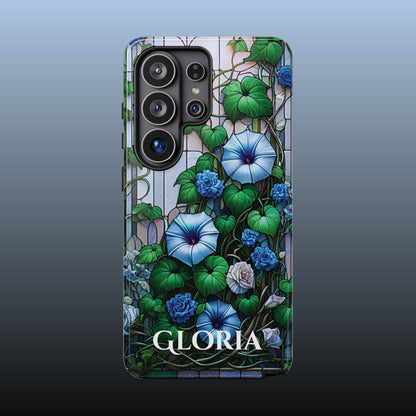 Cathedral Morning Glories - Personalized Phone Case