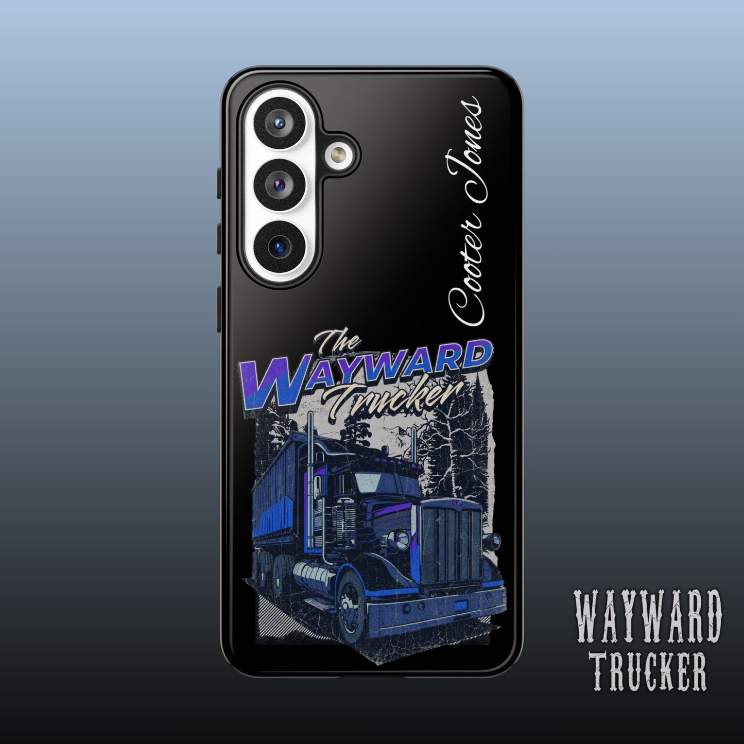 The Wayward Trucker™ Midnight Blue Edition— Personalized Phone Case
