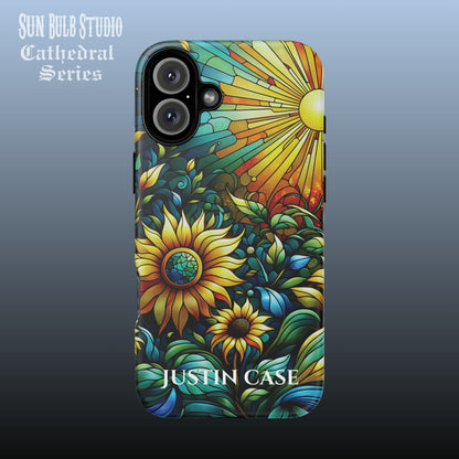 Cathedral Sunflowers - Personalized Phone Case