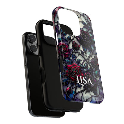Cathedral Night Roses - Personalized Phone Case