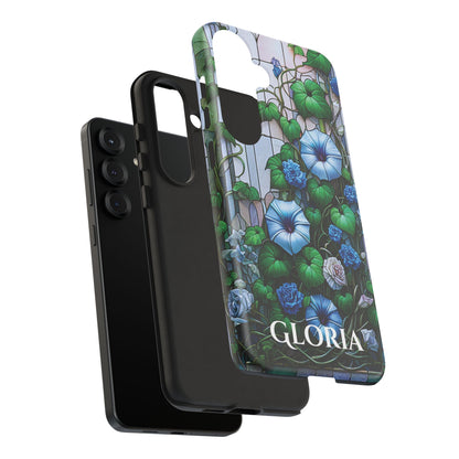 Cathedral Morning Glories - Personalized Phone Case