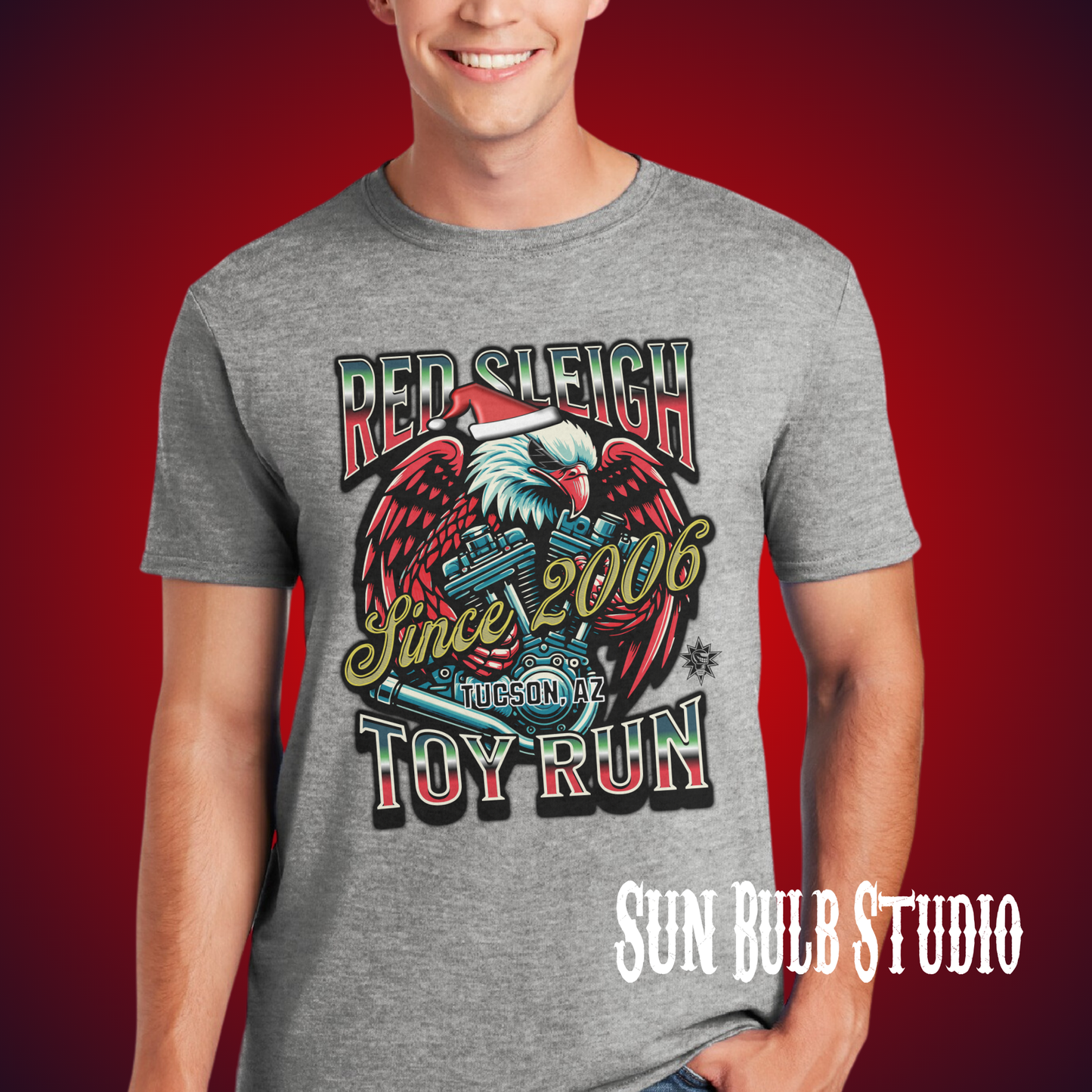 SANTA EAGLE - Short Sleeve Tee