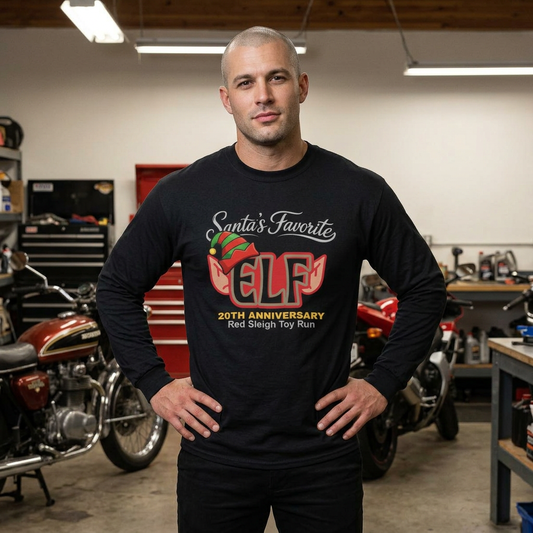 Santa’s Favorite ELF – Red (ADULT Long Sleeve)