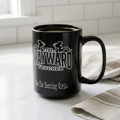The Wayward Trucker — Black 15oz Mug