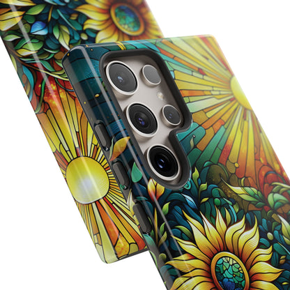 Cathedral Sunflowers - Personalized Phone Case